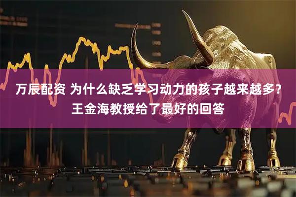 万辰配资 为什么缺乏学习动力的孩子越来越多?王金海教授给了最好的回答
