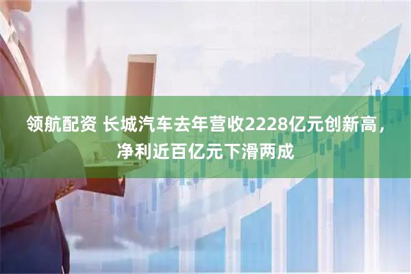 领航配资 长城汽车去年营收2228亿元创新高，净利近百亿元下滑两成